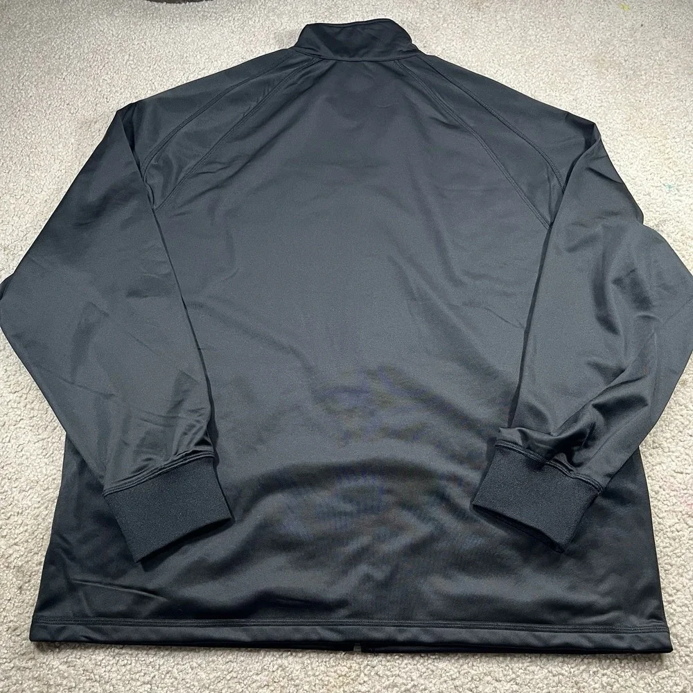 Smitty Men's Baseball Jacket Size XL Pullover And Full Zip Up Black Referee